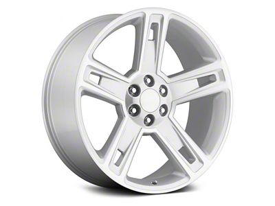 Silverado Replica Gray Machined 6-Lug Wheel; 22x9; 24mm Offset (07-14 Yukon)