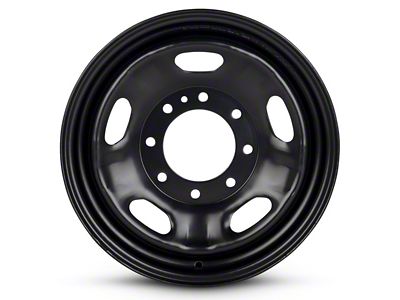 5-Slot Replica Steel Black 8-Lug Wheel; 17x7.5; 40mm Offset (08-10 F-250 Super Duty)