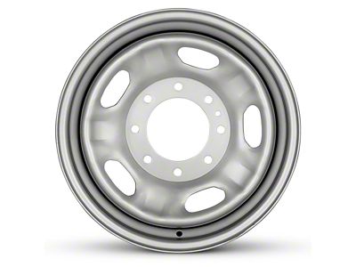 5-Slot Replica Steel Silver 8-Lug Wheel; 17x7.5; 40mm Offset (08-10 F-250 Super Duty)