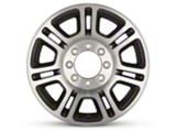 Double 7-Spoke Replica Aluminum Machined 8-Lug Wheel; 20x8; 40mm Offset (08-10 F-250 Super Duty)