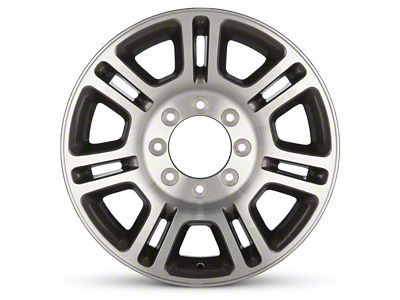 Double 7-Spoke Replica Aluminum Machined 8-Lug Wheel; 20x8; 40mm Offset (08-10 F-250 Super Duty)