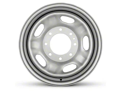 5-Slot Replica Steel Silver 8-Lug Wheel; 17x7.5; 40mm Offset (08-10 F-350 Super Duty SRW)