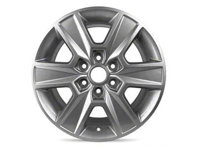 6-Spoke Replica Aluminum Silver 6-Lug Wheel; 18x7.5; 44mm Offset (09-14 F-150)