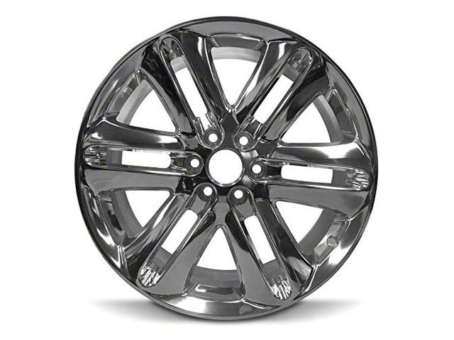 Double I-Spoke Replica Aluminum Polished 6-Lug Wheel; 22x9; 44mm Offset (09-14 F-150)