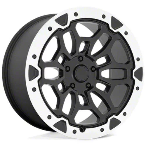 RAM 1500 TRX Style Gloss Black Machined 5-Lug Wheel; 20x10