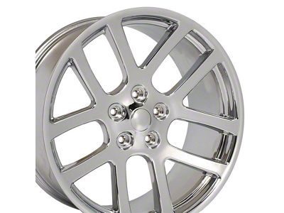 Viper Style Chrome 5-Lug Wheel; 22x10; 25mm Offset (09-18 RAM 1500)