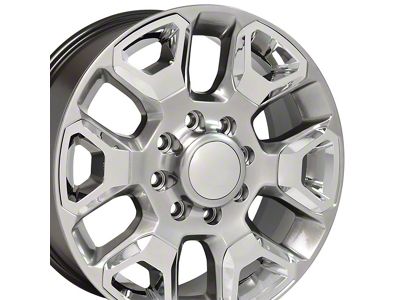 DG66 Hyper Silver 8-Lug Wheel; 20x8; 54.65mm Offset (10-18 RAM 2500)