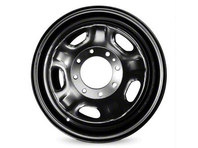 5-Slot Replica Steel Black 8-Lug Wheel; 17x7.5; 40mm Offset (11-16 F-250 Super Duty)