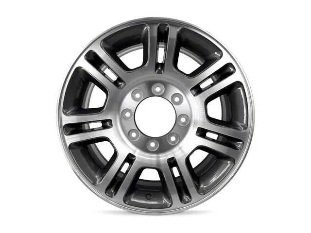 Double 7-Spoke Replica Aluminum Machined 8-Lug Wheel; 20x8; 40mm Offset (11-16 F-250 Super Duty)