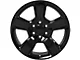 CV76 Gloss Black 6-Lug Wheel; 20x9; 27mm Offset (14-18 Sierra 1500)
