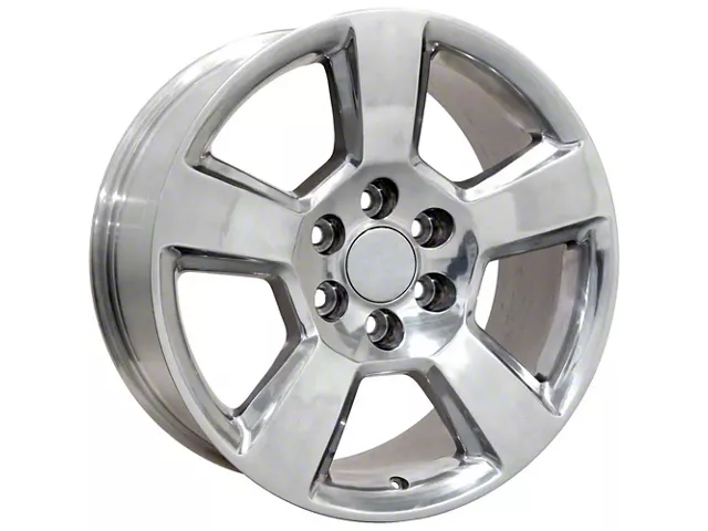 CV76 Polished 6-Lug Wheel; 20x9; 27mm Offset (14-18 Sierra 1500)