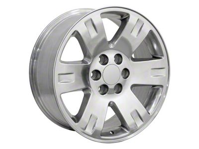 CV81 Polished 6-Lug Wheel; 20x8.5; 31mm Offset (14-18 Sierra 1500)