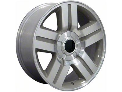 CV84 Silver 6-Lug Wheel; 20x8.5; 31mm Offset (14-18 Sierra 1500)