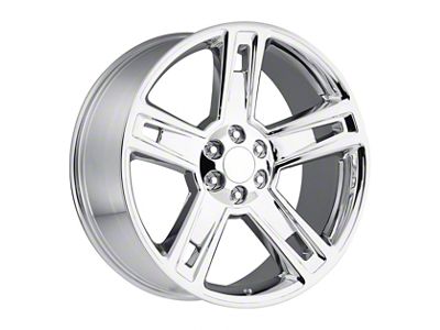 Silverado Replica Chrome 6-Lug Wheel; 22x9; 24mm Offset (14-18 Sierra 1500)