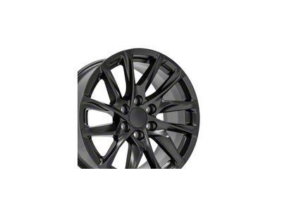 CA90 Satin Black 6-Lug Wheel; 20x9; 28mm Offset (14-18 Silverado 1500)