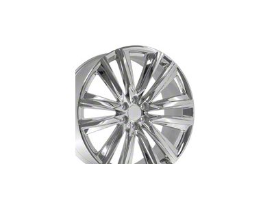 CA91 Chrome 6-Lug Wheel; 26x10; 28mm Offset (14-18 Silverado 1500)