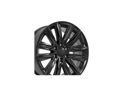 CA91 Satin Black 6-Lug Wheel; 20x9; 28mm Offset (14-18 Silverado 1500)