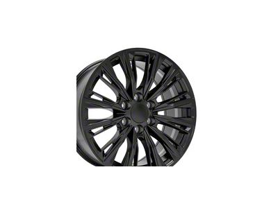 CA93 Satin Black 6-Lug Wheel; 20x9; 28mm Offset (14-18 Silverado 1500)