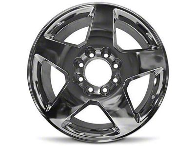 5-Spoke Replica Aluminum Polished 8-Lug Wheel; 20x8.5; 44mm Offset (15-19 Silverado 2500 HD)