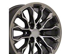 CV54 Satin Gunmetal Machined 6-Lug Wheel; 17x8; 33mm Offset (15-22 Colorado)