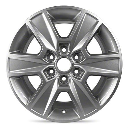 6-Spoke Replica Aluminum Silver 6-Lug Wheel; 18×7.5; 44mm Offset (15-20 F-150)