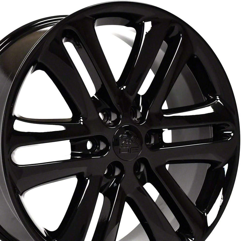 FR76 Black 6-Lug Wheel; 22×9; 44mm Offset (15-20 F-150)