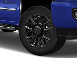 CV97B Black 8-Lug Wheel; 20x8.5; 47mm Offset (15-19 Sierra 3500 HD SRW)