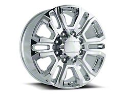 Denali 2500 Replica Chrome 8-Lug Wheel; 20x8.5; 47mm Offset (15-19 Sierra 3500 HD SRW)