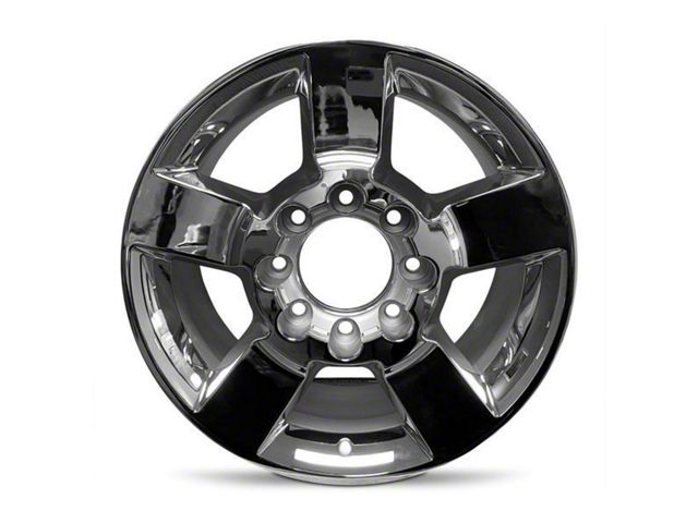 5-Spoke Replica Chrome 8-Lug Wheel; 20x8.5; 44mm Offset (15-19 Silverado 2500 HD)