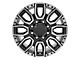CV97B Black Milled 8-Lug Wheel; 20x8.5; 47mm Offset (15-19 Silverado 2500 HD)
