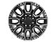 CV97B Black Milled 8-Lug Wheel; 20x8.5; 47mm Offset (15-19 Silverado 2500 HD)