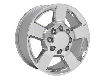 OE 5-Spoke Style Chrome 8-Lug Wheel; 20x8.5; 44mm Offset (15-19 Silverado 2500 HD)