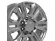 Denali Style Polished 8-Lug Wheel; 20x8.5; 47mm Offset (15-19 Silverado 3500 HD SRW)