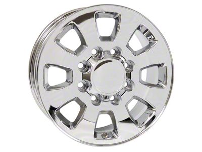 OE Style Chrome 8-Lug Wheel; 18x8; 44mm Offset (15-19 Silverado 3500 HD SRW)