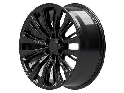 CA93 Gloss Black 6-Lug Wheel; 22x9; 28mm Offset (15-20 Tahoe)