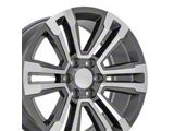 CV44 Gunmetal Machined 6-Lug Wheel; 20x9; 24mm Offset (15-20 Tahoe)