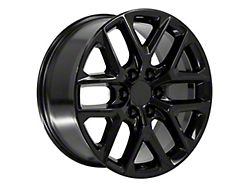 CV62 Gloss Black 6-Lug Wheel; 22x9; 28mm Offset (15-20 Tahoe)