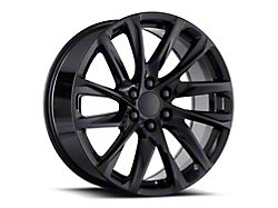 Escalade 12-Spoke Replica Gloss Black 6-Lug Wheel; 22x9; 28mm Offset (15-20 Tahoe)