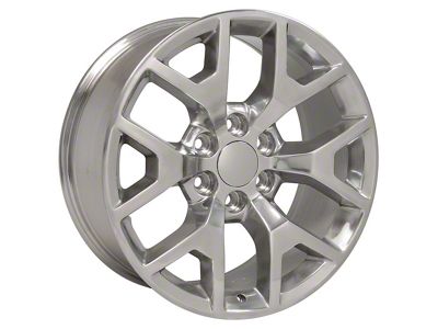 Honeycomb Style Polished 6-Lug Wheel; 20x9; 27mm Offset (15-20 Tahoe)