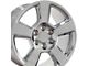 Tahoe Style Chrome 6-Lug Wheel; 20x9; 27mm Offset (15-20 Yukon)