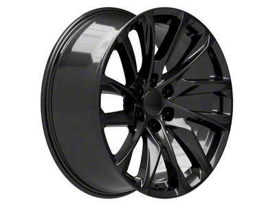 CA90 Gloss Black 6-Lug Wheel; 22x9; 28mm Offset (15-20 Yukon)