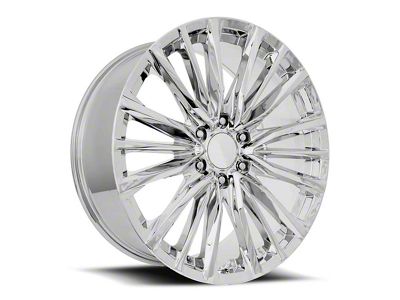 Escalade Platinum V Replica Chrome 6-Lug Wheel; 26x10; 31mm Offset (15-20 Yukon)