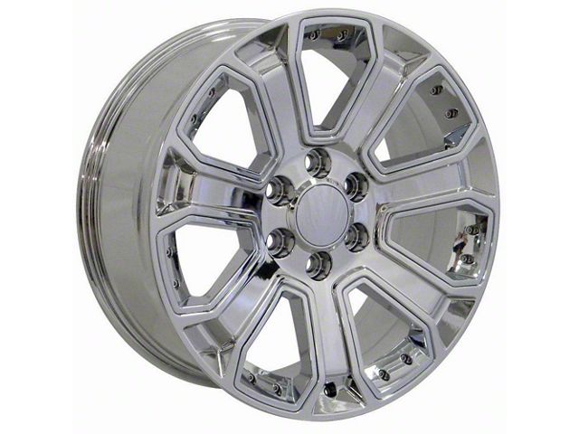 OE Revolution G-06 Hyper Silver 6-Lug Wheel; 22x9; 31mm Offset (15-20 Yukon)