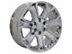OE Revolution G-06 Hyper Silver 6-Lug Wheel; 22x9; 31mm Offset (15-20 Yukon)