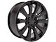 High Country Style Black 6-Lug Wheel; 22x9; 28mm Offset (99-06 Sierra 1500)