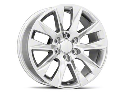 High Country Style Polished 6-Lug Wheel; 20x9; 28mm Offset (99-06 Sierra 1500)