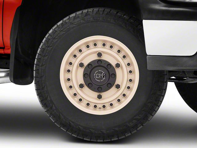Black Rhino Armory Desert Sand 6-Lug Wheel; 17x9.5; 6mm Offset (99-06 Silverado 1500)
