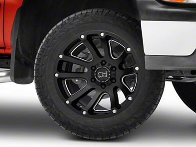 Black Rhino Highland Matte Black 6-Lug Wheel; 20x9.5; 12mm Offset (99-06 Silverado 1500)