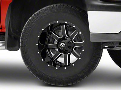 Fuel Wheels Maverick Gloss Black Milled 6-Lug Wheel; 17x9; 1mm Offset (99-06 Silverado 1500)