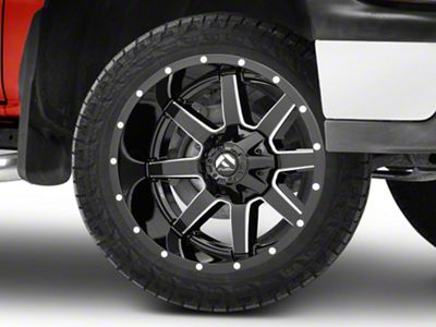 Fuel Wheels Maverick Gloss Black Milled 6-Lug Wheel; 20x10; -24mm Offset (99-06 Silverado 1500)